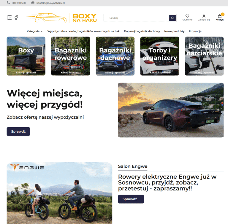 Boxy na hak a bagażniki rowerowe — jak połączyć przewóz bagażu i rowerów?